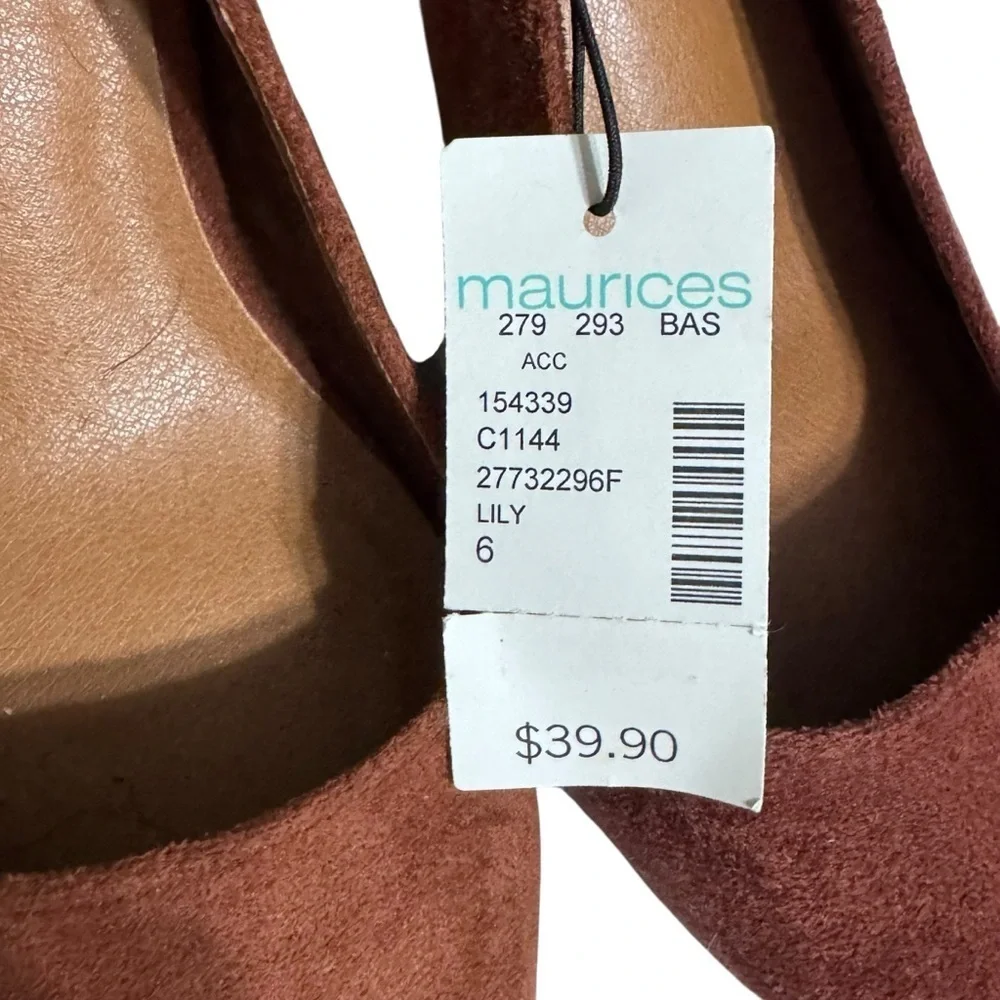 Maurices Women's Rust Brown Pointed Heels